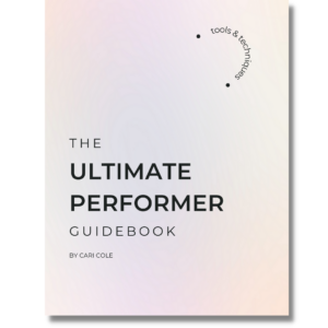 Ultimate Performer Tools & Techniques Guidebook