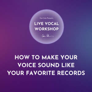 Vocal Workshop June 2021