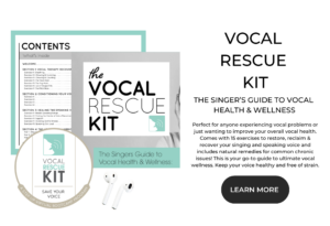 Vocal Rescue Kit Infographic